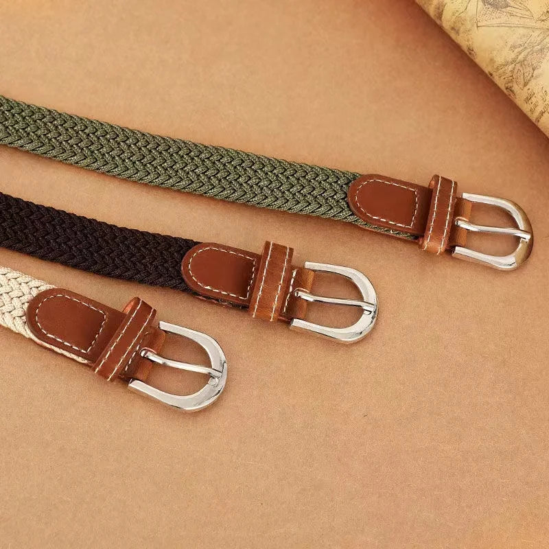 Ceinture tressée universelle T1 (2.5cm)